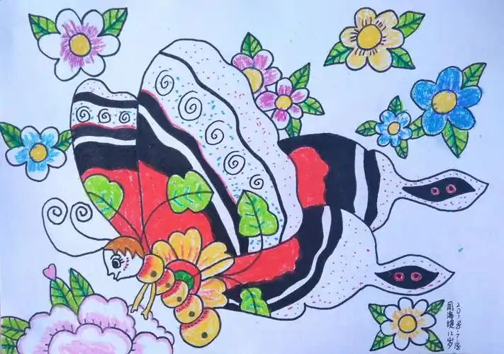 ◤绘画提升班◢                                     周海缇12岁