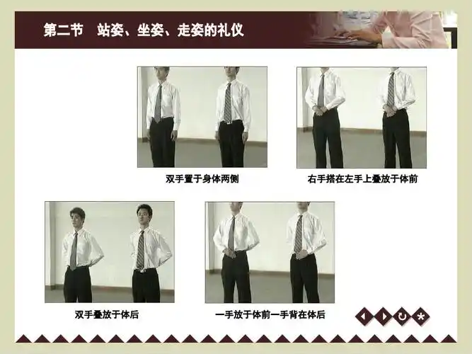 【推荐】仪态礼仪训练之站姿坐姿走姿蹲姿的礼仪44.ppt