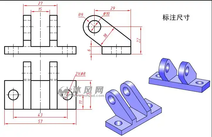 三视图建模技巧