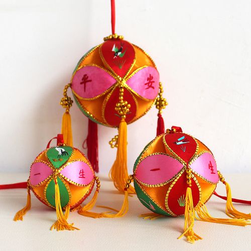 绣球纯手工刺绣民族工艺品舞蹈学生抛广西绣球三月三特色壮族挂件