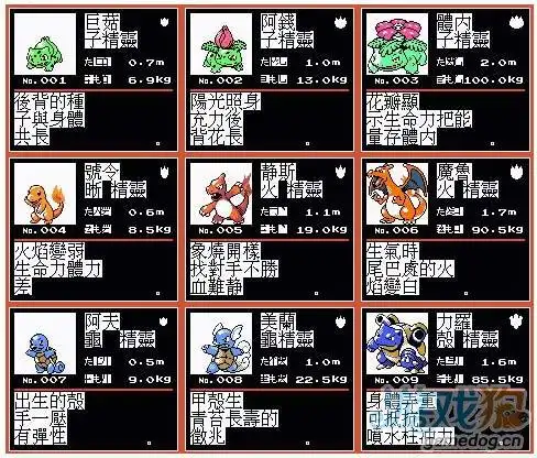口袋妖怪你所不知道的金汉化版图鉴