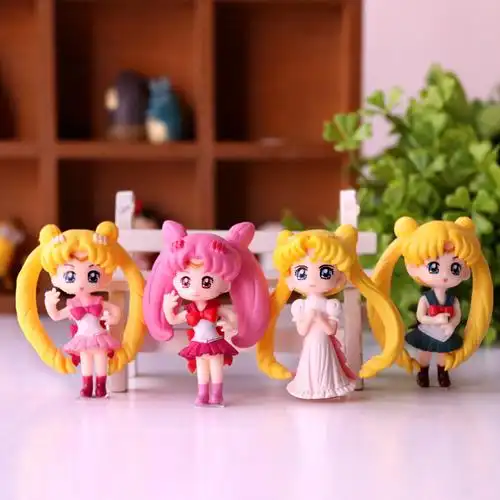 盲袋盲盒美少女战士玩偶模型摆件人偶少女心初音未来日漫可爱女孩