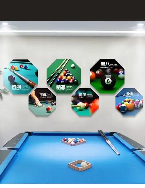 台球厅挂画丁俊晖照片宣传海报装饰画桌球俱乐部娱乐场背景墙壁画 hj