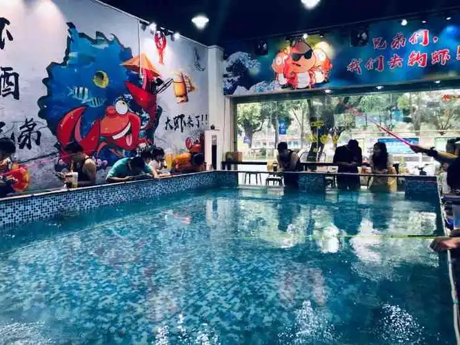 兑虾·室内钓虾馆(市桥店)-"我已经第三次过来玩了,今天放假带了朋友