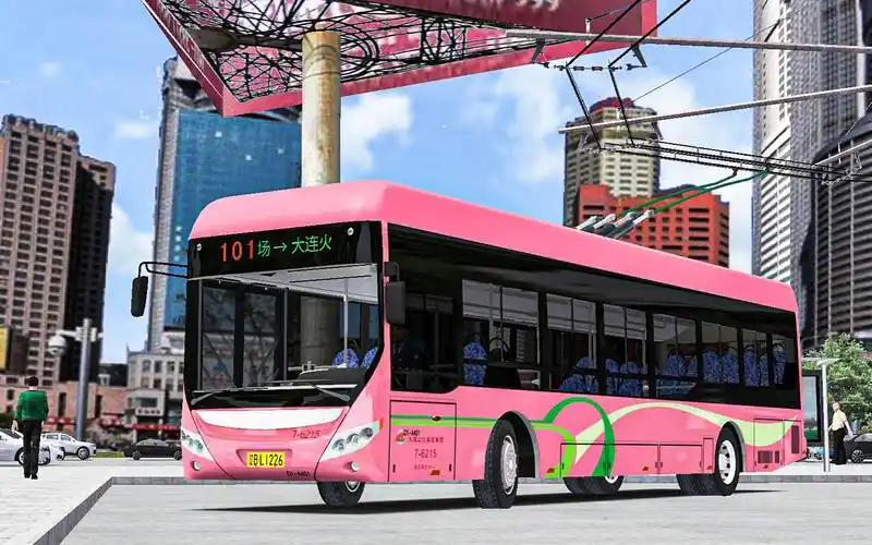 巴士模拟2 #208: 大连市丨体验一下大连无轨电车101线丨omsi2 大连市