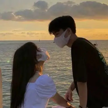 真人情侣头像漂亮帅气一对