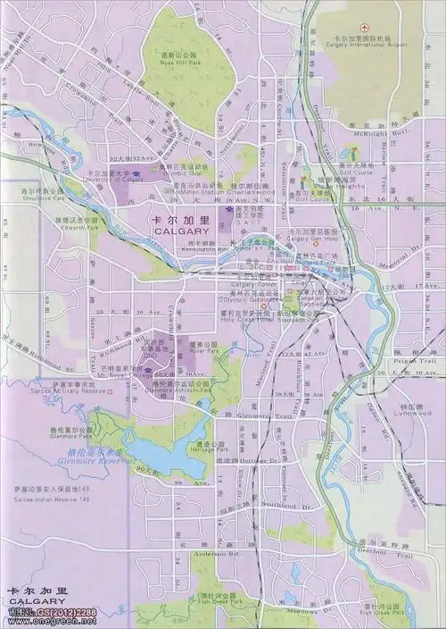 加拿大魁北克地图