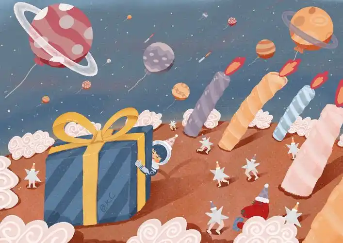 生日快乐|插画|儿童插画|鲨鱼叻椒 - 原创作品 - 站酷 (zcool)