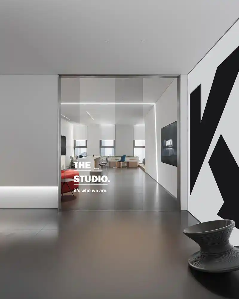 合肥工装公司:简约温馨的300平办公室设计效果图