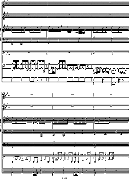 我的世界钢琴谱钢琴曲血腥残阳