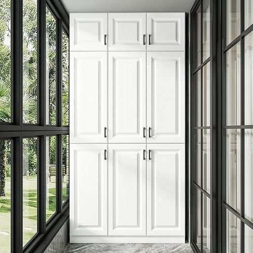 阳台储物柜防晒防水专用靠墙收纳鞋柜飘窗清仓飘窗柜