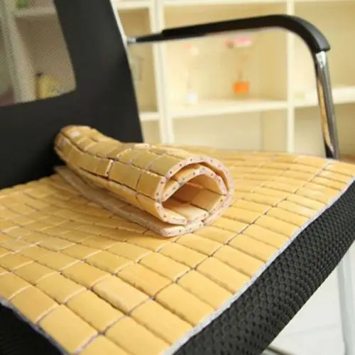 凉席坐垫夏天椅子凉垫透气防滑办公室餐电脑椅垫夏季麻将竹席坐垫