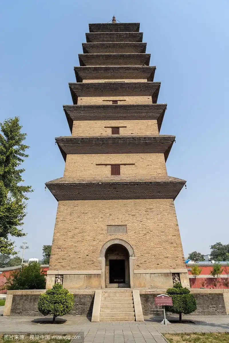 正定古城开元寺须弥塔