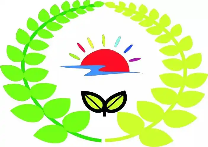 五年级四班朝阳与绿叶班徽图片设计