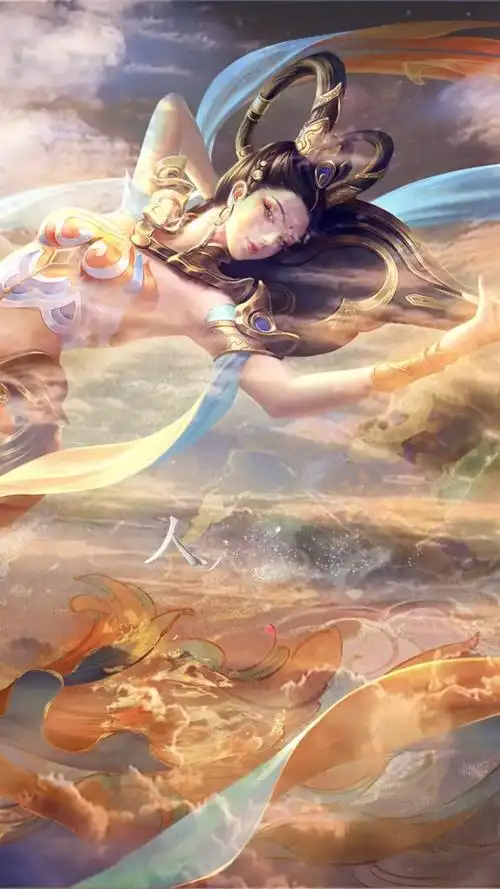 杨玉环遇见飞天动态壁纸