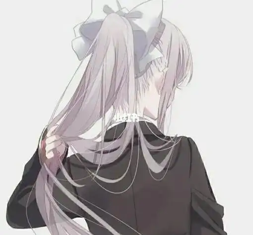 女生动漫头像背影杀