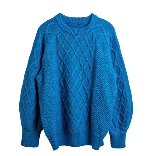 特价复古麻花毛衣女 粗毛线