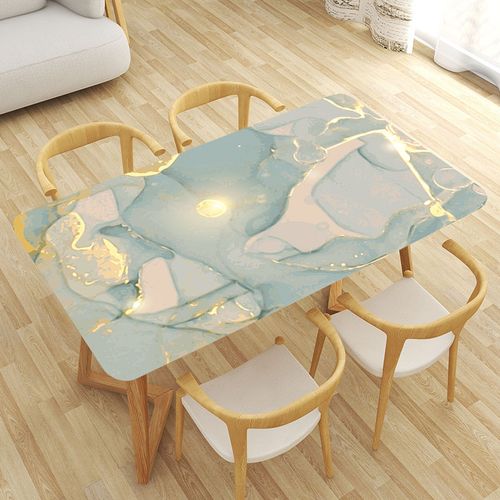 桌垫防水防油茶几布彩印茶几桌布餐桌垫pvc软塑料玻璃 spl001漫天星河