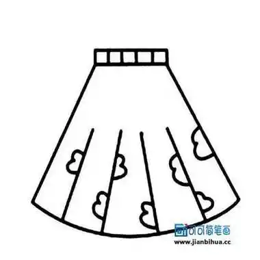 strong>短裙 /strong>怎么画短裙简笔画简单易画彩