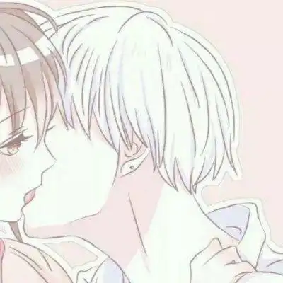 情侣头像一对两张动漫亲吻动漫情侣亲吻头像2张