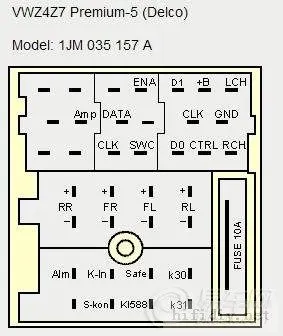 经典轩逸原装cd接线图