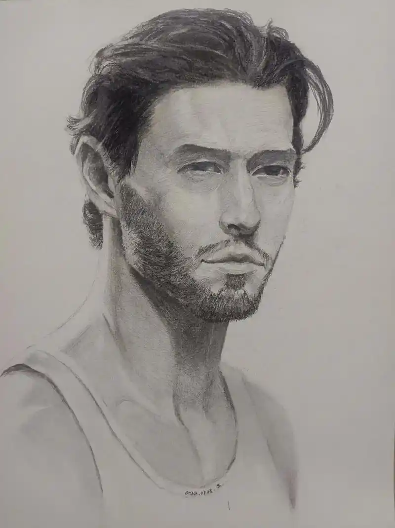 素描 1436_1920 竖版 竖屏