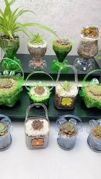 废物利用 #变废为宝 #手工 #自制花盆