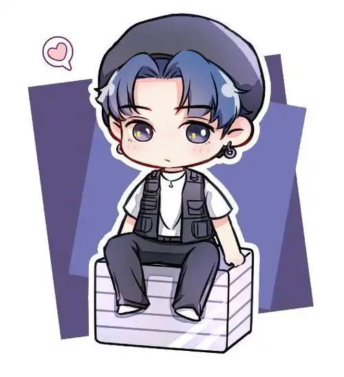 q版动漫男生,萌男出场!