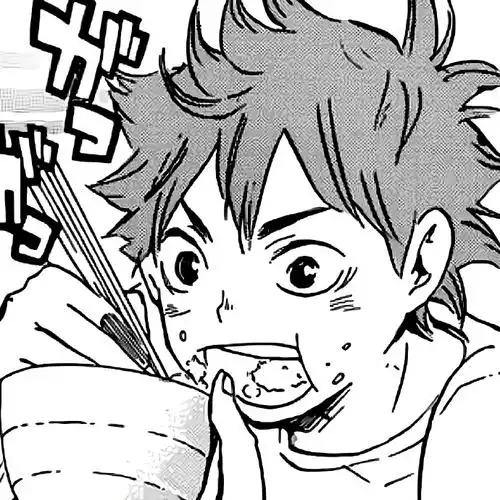 排球少年#积极向上の小太阳96#日向翔阳#黑白漫头像