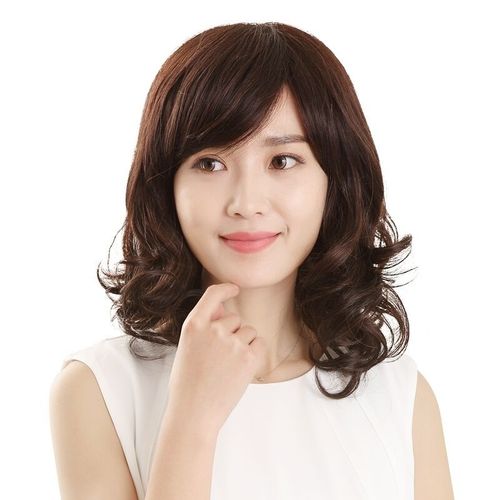 唐妮 假发女梨花头长卷蓬松逼真女士中长发整顶假发套中老年卷发 自然
