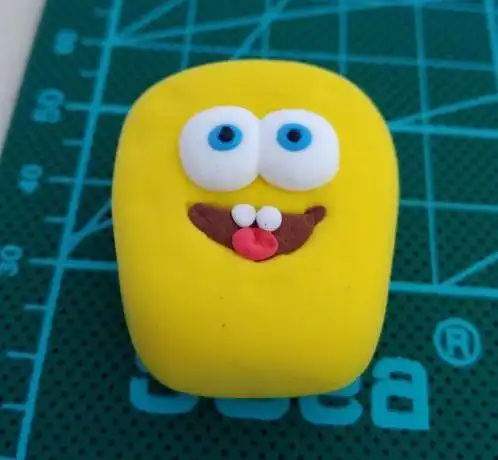 如何用超轻粘土制作海绵宝宝 小学生手工-趣味彩泥-魔术铺