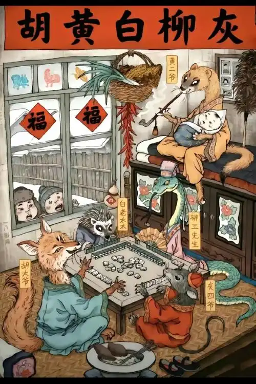 东北五仙 今日见五仙  明日顺风又顺水 - 抖音