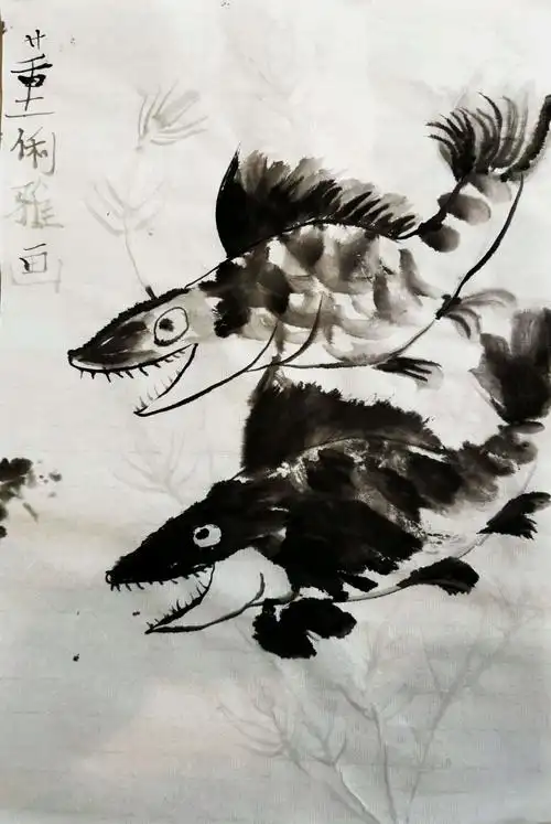 课堂习作之三年级《水墨鳜鱼》