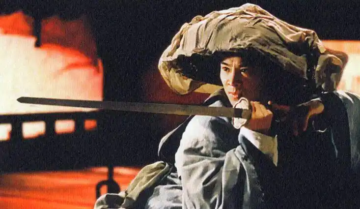 笑傲江湖中的李连杰,天下风云出我辈,一入江湖岁月催!