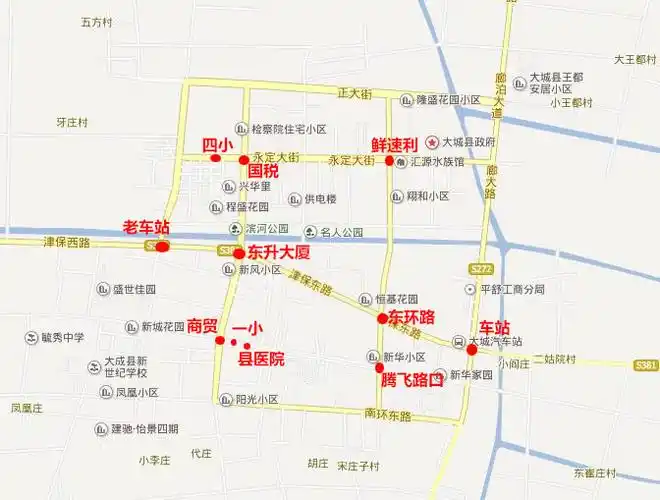 大城县违章监控地点