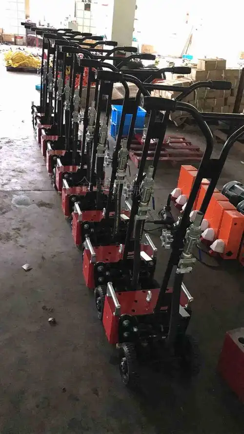 高速公路桥面水泥地面凿毛机7头加强版拉毛机操作方法