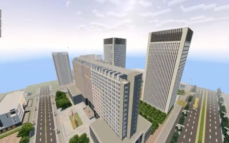 我的世界城市建筑:建了一个星期的新城市