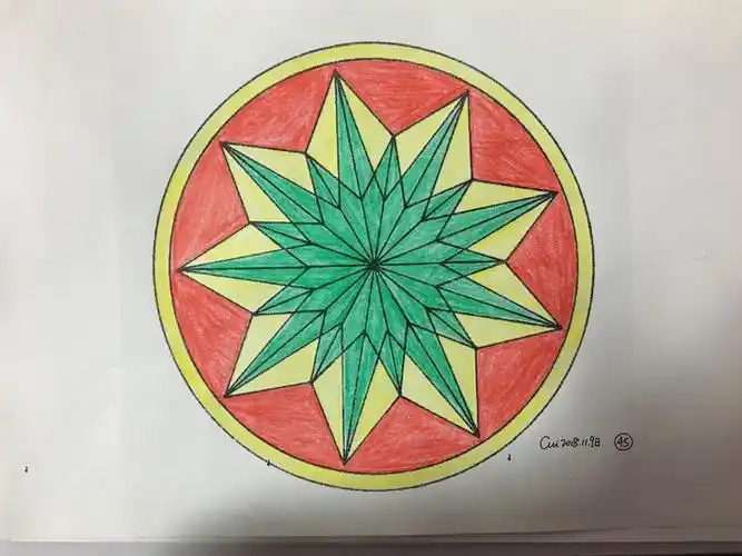 第45幅涂色曼陀罗简记