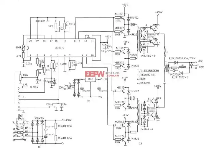 2000w全桥软开关直流稳压电源电路