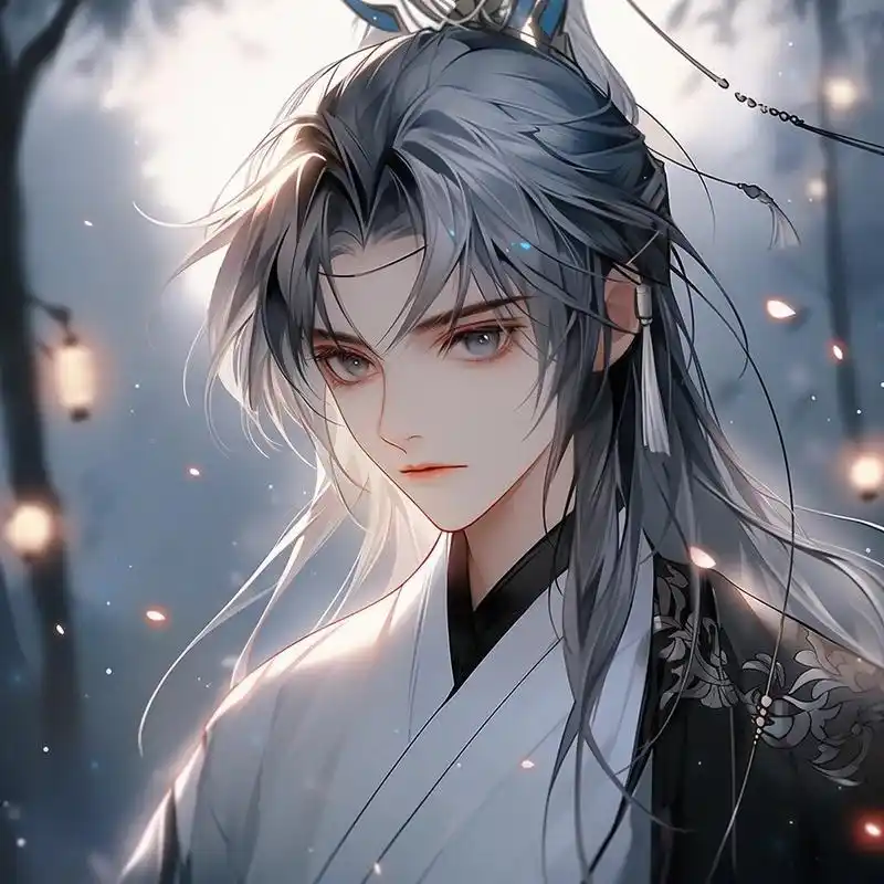 风光霁月高冷少年|古风动漫男头|男生头像 #画画的日常# #古风头像