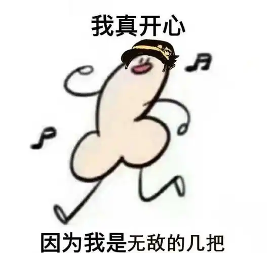 我真开心因为我是无敌的几把斗图表情包-表情zkzacch-爱斗图