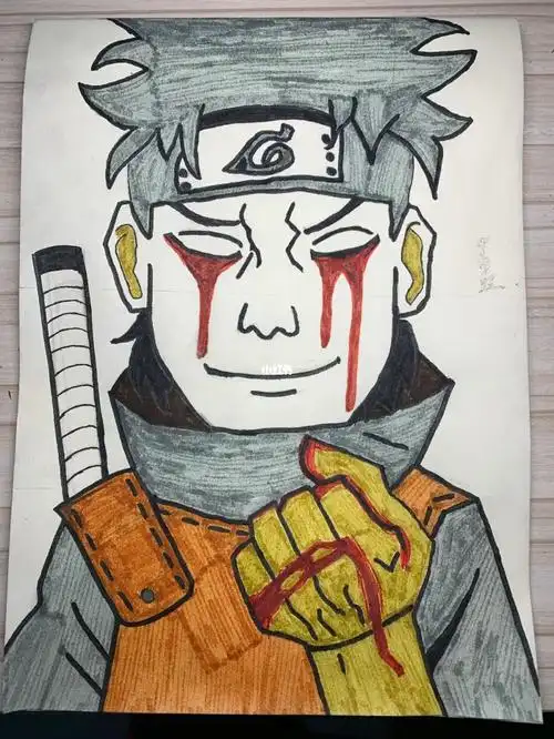 教你画字智波止水