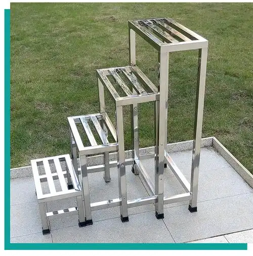 tificy器械店加厚不锈钢脚踏凳防滑妇科检查台台阶可定制多层步梯舞台