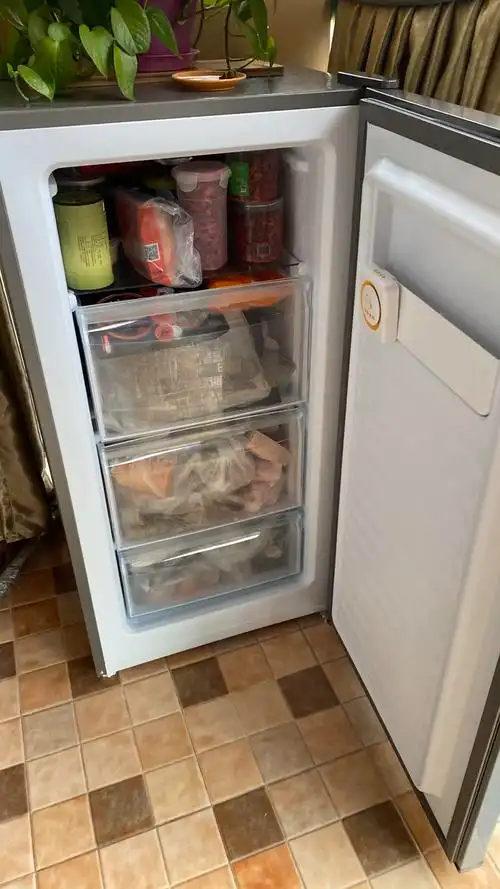 海尔(haier)立式冷冻冰柜 办公室分区存储大抽屉 母婴母乳储藏柜家用