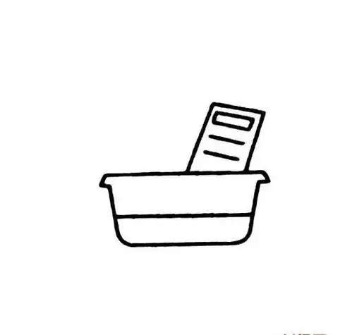 洗衣盆和搓衣板的画法日常用品简笔画简笔画大全