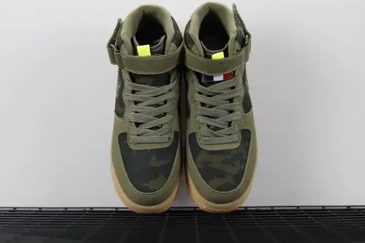 nike air force 1 jewel mid 空军军绿中邦迷彩小勾板鞋 av2586-200