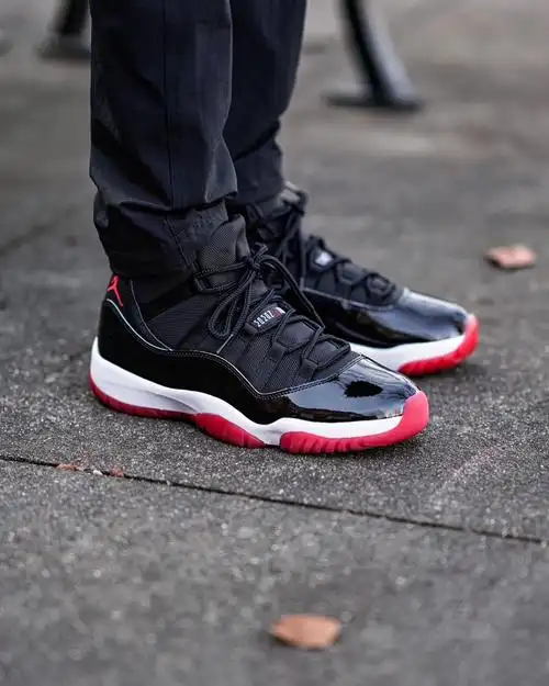 aj11,air jordan 11  50 张黑红 air jordan 11 上脚美图一次看到爽!
