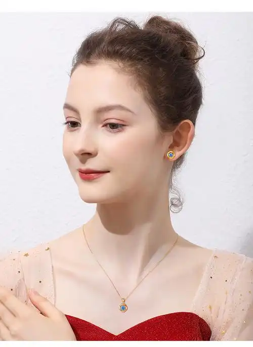 老凤祥款式 黄金耳钉2022潮四叶草金耳环999足金24k足金520情人节礼物