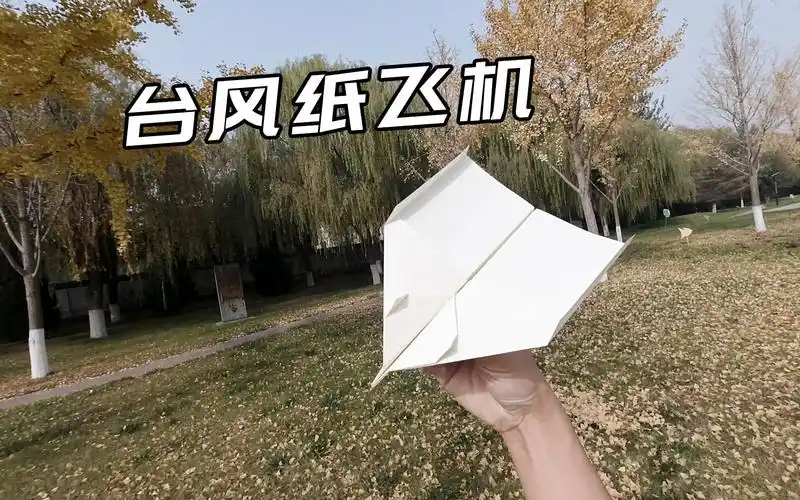 飞得很久的纸飞机滑翔力很强的台风滑翔机