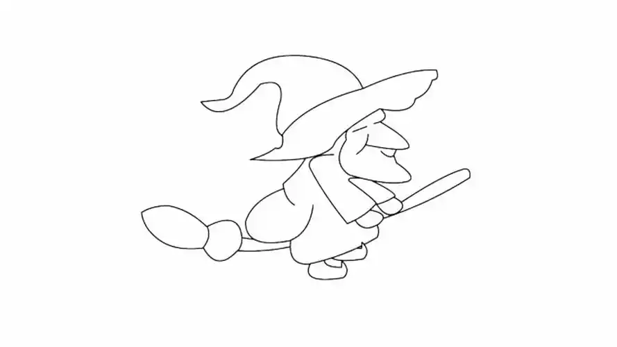 巫婆怎么画 - 简笔画 - 懂得